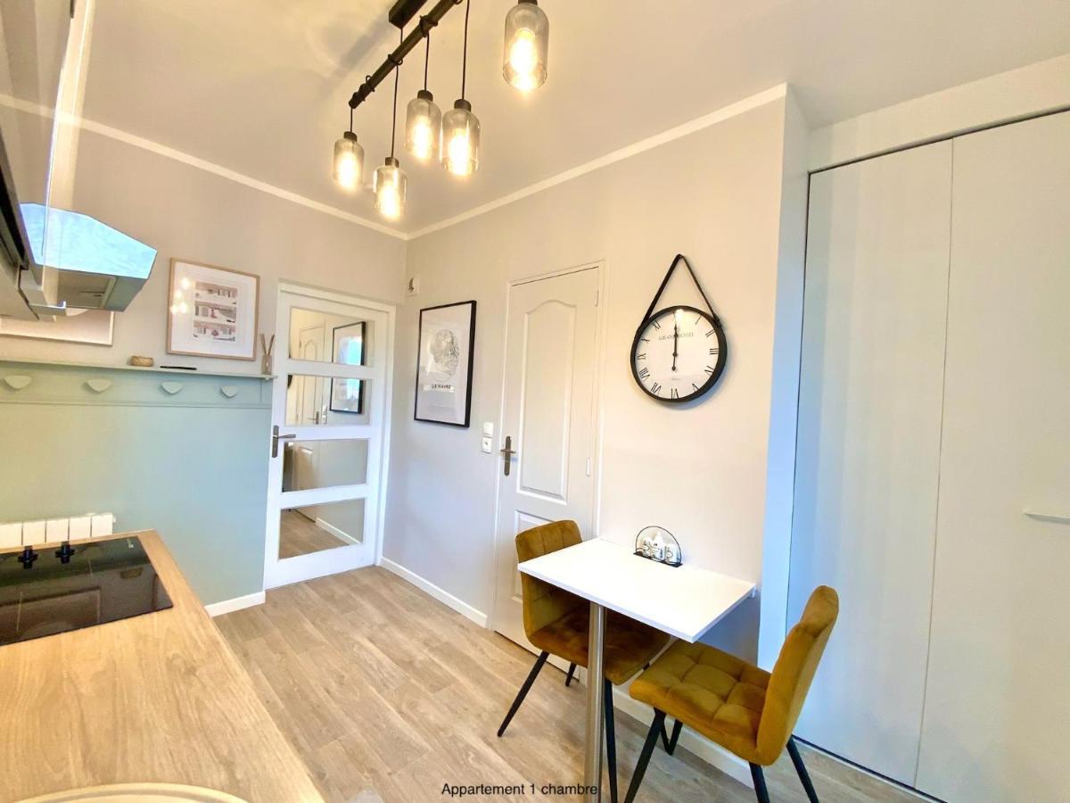 Appartements Chaleureux - 15 Min A Pied De La Gare Le Havre Kültér fotó
